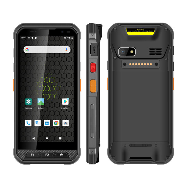 MDE device V790, Android 9, incl. charging station, wrist strap and pistol grip